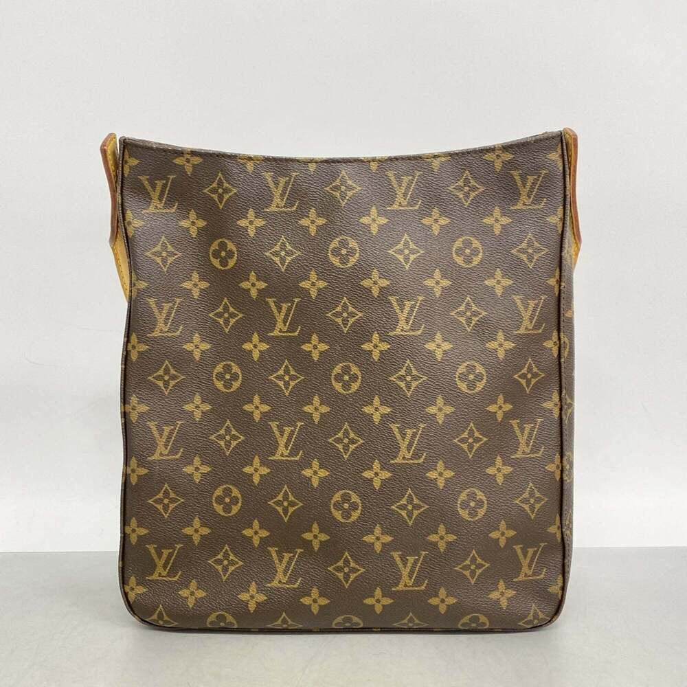 LOUIS VUITTON Brown Monogram Looping GM Shoulder Bag - Picture 10 of 10